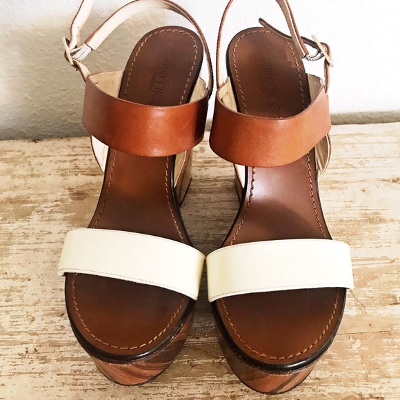 Jimmy Choo Notion Wedge Sandals - Picture 2 of 4